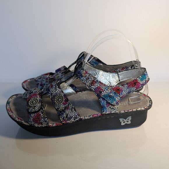 ALEGRIA Kleo Blissful Leather Gladiator Sandals KLE-447 Womens EU 40 / US 9.5-10 - Picture 9 of 16